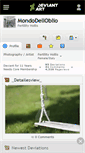 Mobile Screenshot of mondodelloblio.deviantart.com