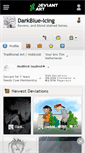 Mobile Screenshot of darkblue-icing.deviantart.com