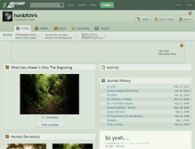 Tablet Screenshot of hurdofchris.deviantart.com