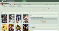 Desktop Screenshot of newsnaruto.deviantart.com