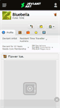 Mobile Screenshot of bluebella.deviantart.com