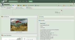 Desktop Screenshot of manawolf.deviantart.com