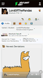 Mobile Screenshot of lordofthepandas.deviantart.com