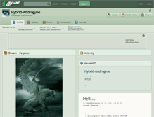 Tablet Screenshot of hybrid-androgyne.deviantart.com