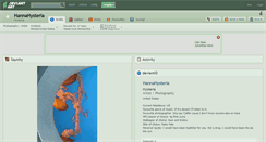 Desktop Screenshot of hannahysteria.deviantart.com