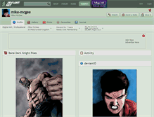 Tablet Screenshot of mike-mcgee.deviantart.com