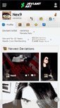 Mobile Screenshot of nex9.deviantart.com