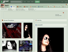 Tablet Screenshot of nex9.deviantart.com