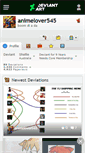Mobile Screenshot of animelover545.deviantart.com