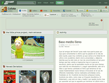 Tablet Screenshot of collote.deviantart.com