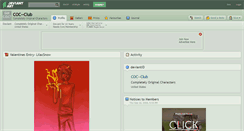 Desktop Screenshot of coc--club.deviantart.com