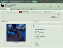 Tablet Screenshot of fukyuu-akutenshi.deviantart.com