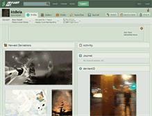 Tablet Screenshot of kisbela.deviantart.com