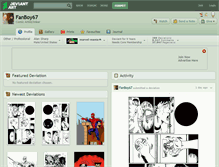 Tablet Screenshot of fanboy67.deviantart.com