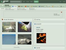 Tablet Screenshot of newra.deviantart.com