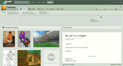 Desktop Screenshot of channary.deviantart.com