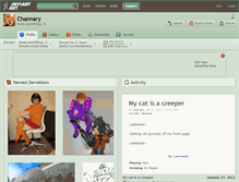 Tablet Screenshot of channary.deviantart.com