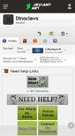 Mobile Screenshot of dinoclaws.deviantart.com
