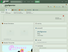 Tablet Screenshot of pharfignewton.deviantart.com