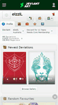 Mobile Screenshot of eizzil.deviantart.com