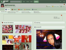 Tablet Screenshot of darkimmersion.deviantart.com