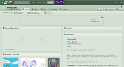 Desktop Screenshot of missycupid.deviantart.com