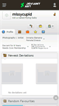 Mobile Screenshot of missycupid.deviantart.com
