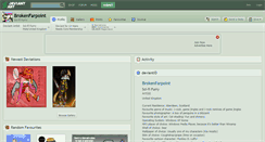 Desktop Screenshot of brokenfarpoint.deviantart.com
