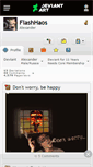 Mobile Screenshot of flashhaos.deviantart.com