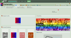 Desktop Screenshot of healinggoddess.deviantart.com