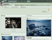 Tablet Screenshot of colourize.deviantart.com