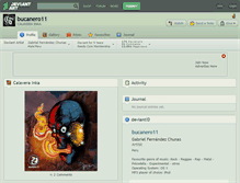 Tablet Screenshot of bucanero11.deviantart.com