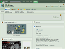 Tablet Screenshot of falindelstan.deviantart.com