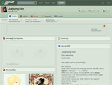 Tablet Screenshot of jaejoong-kim.deviantart.com