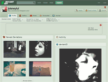Tablet Screenshot of joleneylul.deviantart.com