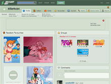 Tablet Screenshot of killerkc64.deviantart.com