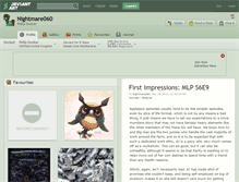 Tablet Screenshot of nightmare060.deviantart.com