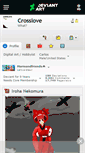 Mobile Screenshot of crosslove.deviantart.com