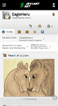 Mobile Screenshot of eagleharu.deviantart.com