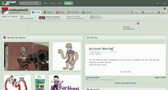 Desktop Screenshot of creatureboy02.deviantart.com