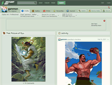 Tablet Screenshot of gammon.deviantart.com
