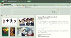 Desktop Screenshot of kaorimacassi.deviantart.com