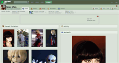 Desktop Screenshot of glory-chan.deviantart.com