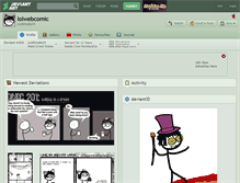 Tablet Screenshot of lolwebcomic.deviantart.com