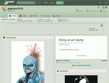 Tablet Screenshot of popcorn1010.deviantart.com