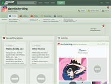 Tablet Screenshot of dawnfuckersking.deviantart.com