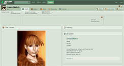 Desktop Screenshot of dreamsketch.deviantart.com