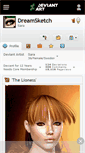 Mobile Screenshot of dreamsketch.deviantart.com
