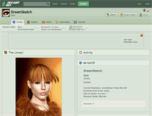 Tablet Screenshot of dreamsketch.deviantart.com