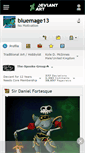 Mobile Screenshot of bluemage13.deviantart.com